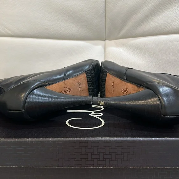 Cole Haan BLACK AIR JALISA TALL BOOT with Zip Closure in Size 4.5 В - Picture 14 of 17